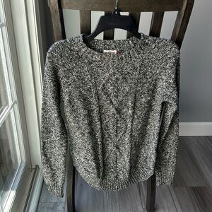 Black and white sweater